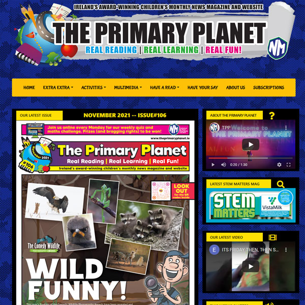 The Primary Planet Website for Kids